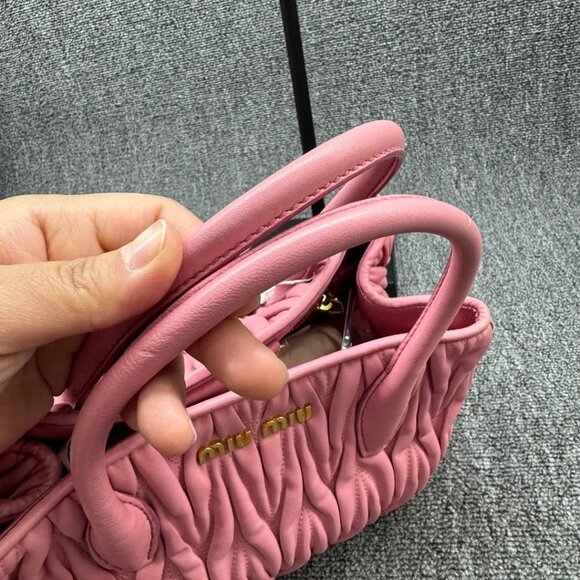 Miu Miu Leather Shoulder Bag 675-040125 - Picture 7 of 16